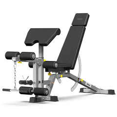 Adjustable Weight Bench with Preacher Curl & Leg Extension
