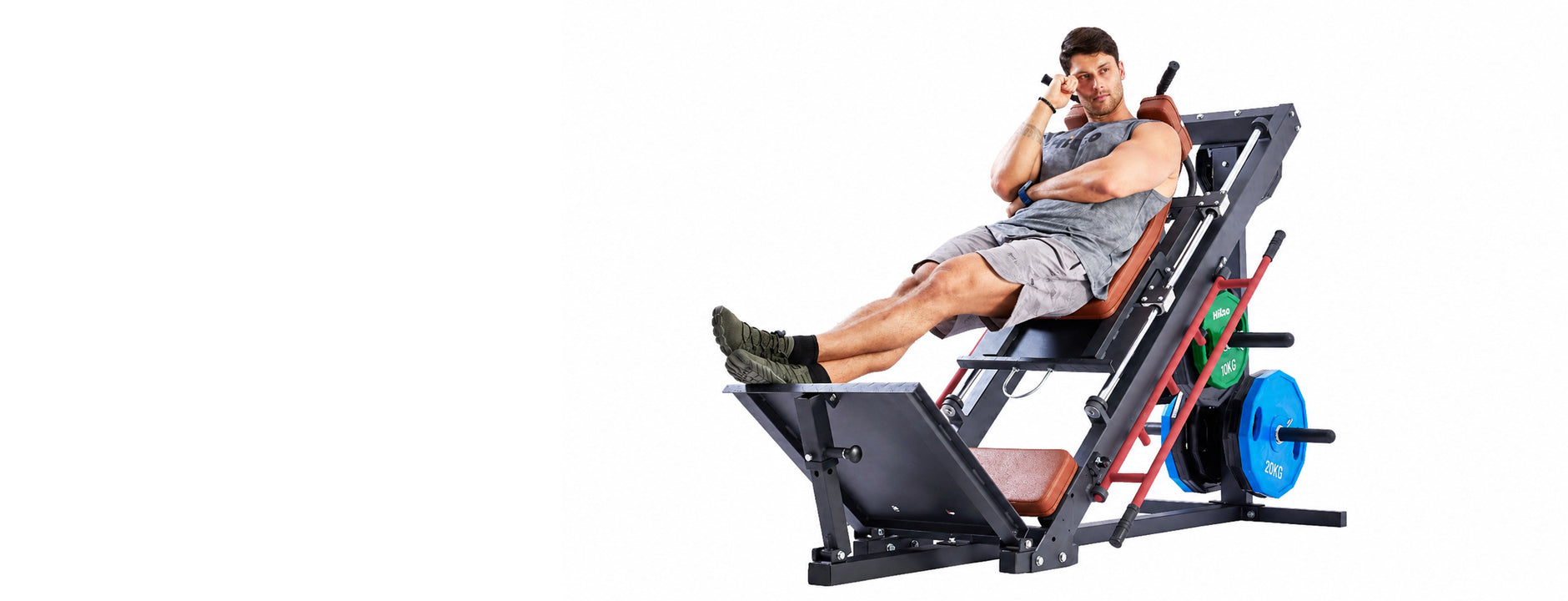 2-in-1 Linear Hack Squat & Leg Press Combo Machine – Hitgo