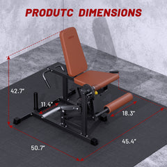 Mate-LE1 Leg Extension and Curl Machine
