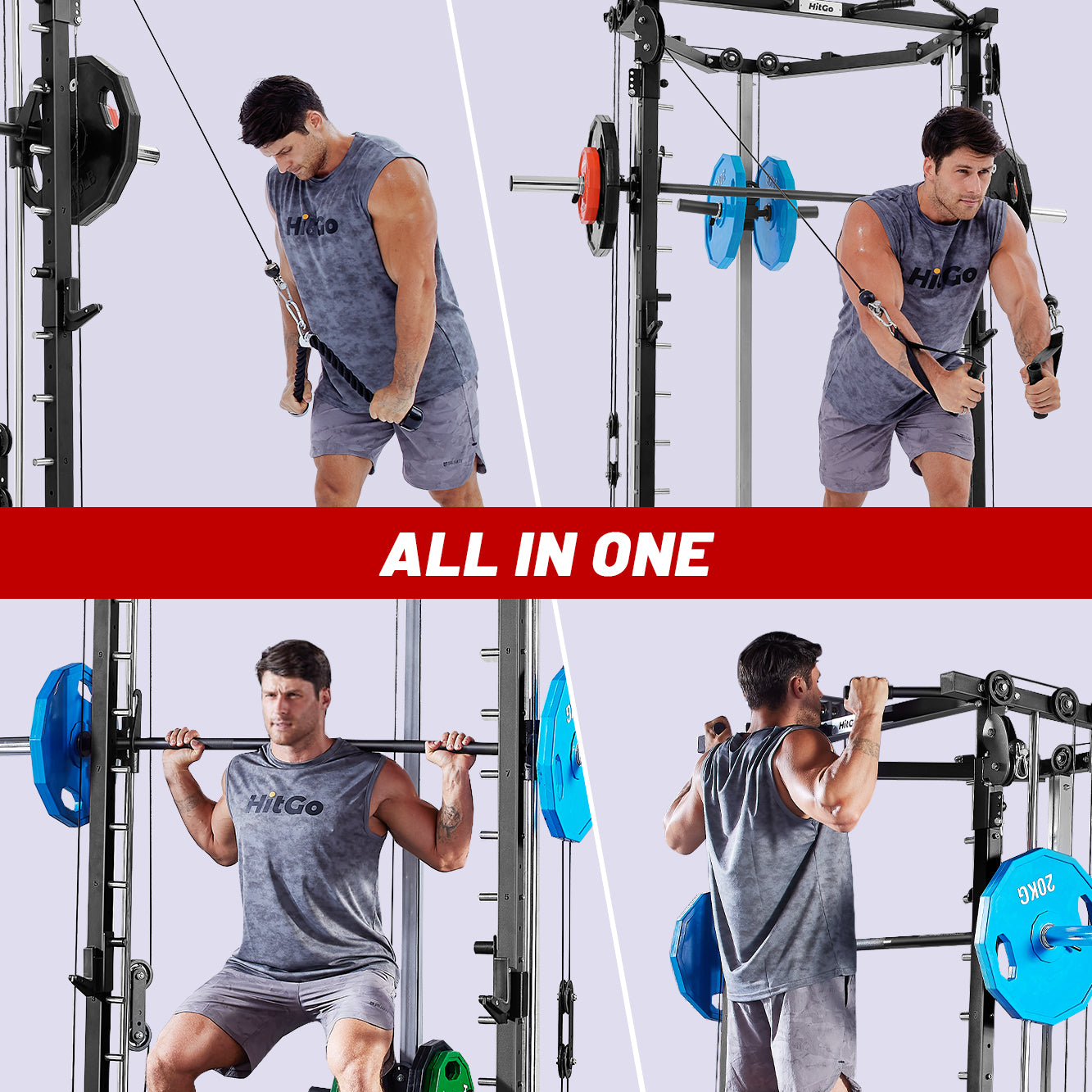 Mate-TR1 Triangle-Frame Smith Machine