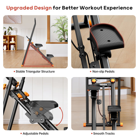 F1-Foldable Stair Stepper Machine